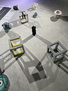 Dimitrina Sevova, Easter Eggs – Gray Dots, 2021