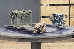 Dimitrina Sevova, Twenty-second series – Porcelain and Volcano. The Cracks and the Game, 2022. Installation view