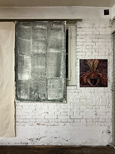 Dimitrina Sevova, Haunted Ecologies of Care: Hysteria, Ruins, and the Wild Reclaiming of Space (work in progress), 2025. Exhibition view