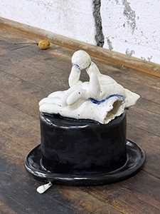 Dimitrina Sevova, Haunted Ecologies of Care: Hysteria, Ruins, and the Wild Reclaiming of Space (work in progress), 2025. Exhibition view