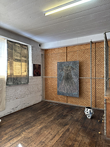 Dimitrina Sevova, Haunted Ecologies of Care: Hysteria, Ruins, and the Wild Reclaiming of Space (work in progress), 2025. Exhibition view