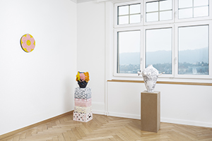 Dimitrina Sevova, Lux, Sunflowers, and Sweet Dreams, 2024/2025. Exhibition view in Interwoven Existences: The Poetry of Nature, Beletage Art Space, Zürich. Photo: Sebastian Stadler