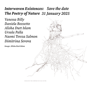 Group exhibition, Interwoven Existences, 2025. At BELETAGE Art Space, Zurich. Flyer